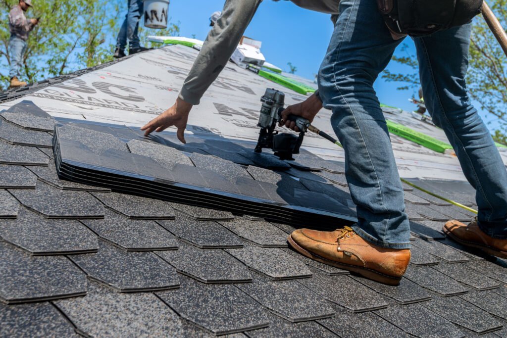 local roofer performing roof repair in wells, somerset