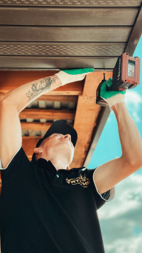 local roofer performing roof repair in Wells, Somerset